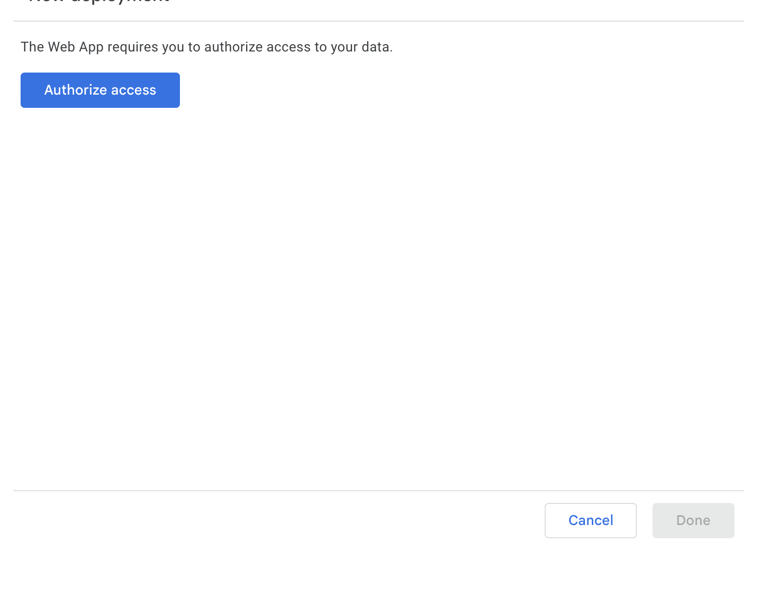 Google authorization required prompt